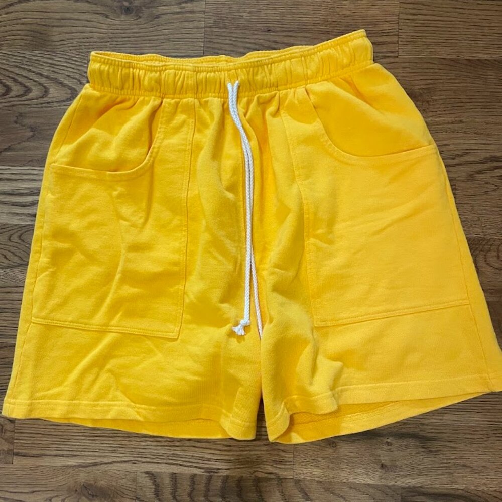 Big Bud Press Sweat Shorts Sunshine Yellow